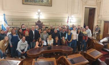 Castelló recibió a instituciones del departamento La Capital