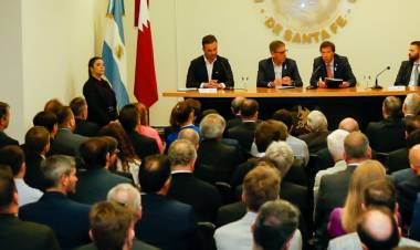 Se presentó la delegación santafesina de la Cámara de Comercio Argentino Qatarí