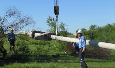 Llaman a licitación pública para la construcción de la línea de media tensión María Teresa - San Gregorio
