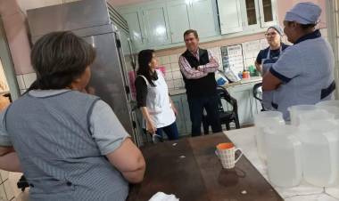 Rodrigo Borla visitó Gobernador Crespo, San Martín Norte y Ramayon