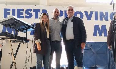 Calvo acompaño al Club Argentino y la Comuna de Vila en una nueva edición de la Fiesta Provincial del Matambre