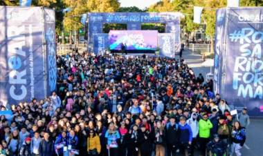 Juegos CReAR 2024: miles de alumnos de escuelas colmaron el Parque Independencia en un día con presencias destacadas