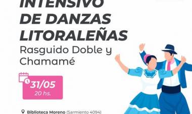 Santo Tomé: Se dictará un Seminario Intensivo de Danzas Litoraleñas 