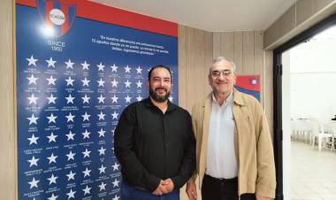 Calvo participó de las fiestas patronales de Angélica