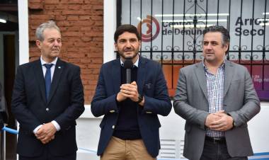 Seguridad: Pullaro inauguró en Arroyo Seco el Centro de Denuncias Nº 54 de la provincia