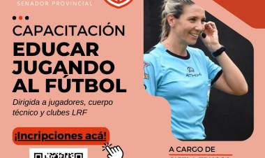 Presentaron el programa "Educar jugando al fútbol", con la presencia de Gisela Trucco