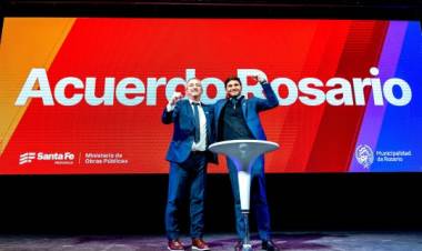 Javkin y Pullaro firmaron el Acuerdo Rosario para ejecutar 10 obras clave en la ciudad