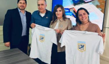 Sclafani fue recibido por la presidente del Concejo Santa Fe