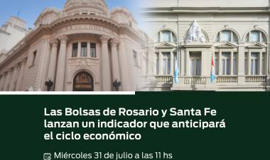 Las Bolsas de Rosario y Santa Fe lanzan un sistema de indicadores para el análisis del ciclo económico