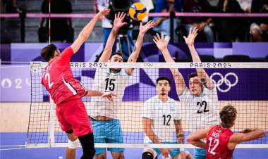Argentina y una dura derrota en el debut del vóley masculino