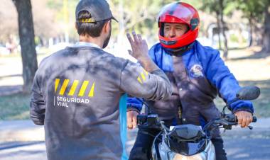 Seguridad Vial: Santa Fe fue sede de la primera capacitación de conducción segura de motos
