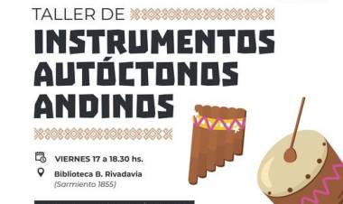 Comienza un Taller de Instrumentos Autóctonos Andinos