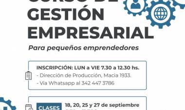 Se viene una nueva edición del Curso de Gestión Empresarial