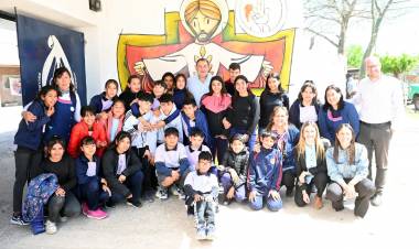 Poletti inauguró dos alarmas comunitarias y un corredor seguro en el barrio Santa Mónica