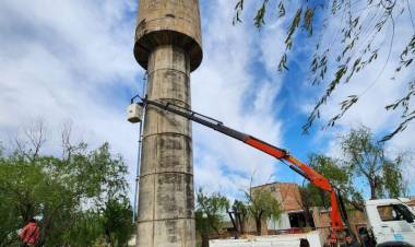 Finalizaron los trabajos de refuncionalización en el Tanque Adelina Centro- Oeste