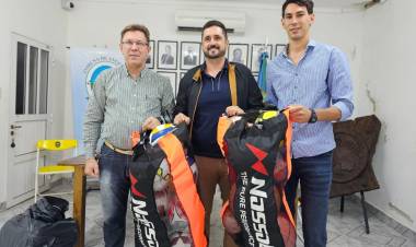 Elementos deportivos para distintas localidades del dpto. San Justo