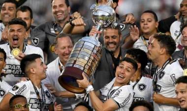Botafogo se coronó campeón de la Conmebol Libertadores y festejó en el Monumental