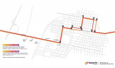 Provincia habilita la nueva de colectivos “C Azul Ruta 19” para el corredor industrial de Santo Tomé