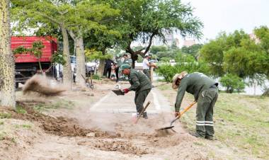La Municipalidad recupera y pone en valor el Paseo de la Laguna