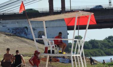 Alerta por presencia de palometas: el municipio decidió colocar una bandera roja en las playas
