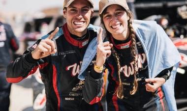 La dupla argentina Cavigliasso - Pertegarini grutó campeón en la categoría challenger del Rally Dakar