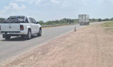 El Senador Michlig ponderó que la Dirección de Vialidad Nacional repare una banquina descalzada sobre RN34