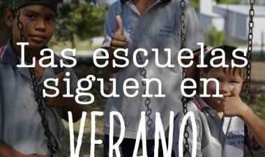 Las escuelas siguen en verano 