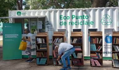 Educación Ambiental: se inauguraron bibliotecas circulares en los EcoPuntos