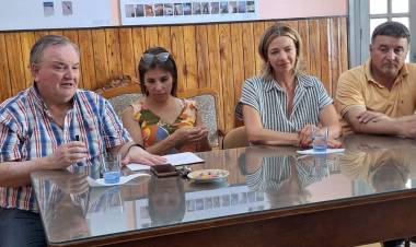 El Senador Michlig y el Diputado González visitaron las localidades de Hersilia y La Rubia