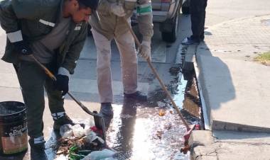 Se limpiaron más de 55 kilómetros de desagües subterráneos