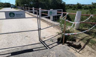 El lunes comienzan las tareas de reparación en un nuevo hundimiento en el ingreso a Colastiné Sur