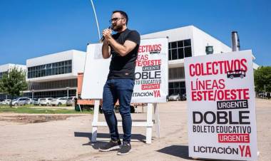 El “Profe”Pedro Medei pidió la licitación urgente para colectivos y la implementación de la línea este-oeste  