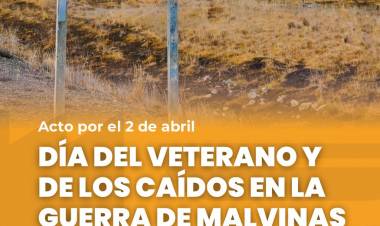 Sauce Viejo recuerda los veteranos y caídos en la Guerra de Malvinas