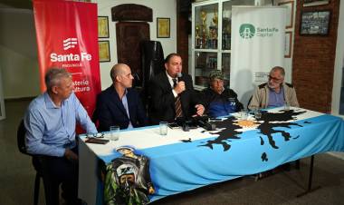 Poletti acompañó la presentación del 14º Festival Solidario por la Soberanía