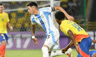 Argentina cayó ante Colombia y ahora deberá luchar en los playoffs para ir al Mundial Sub-17