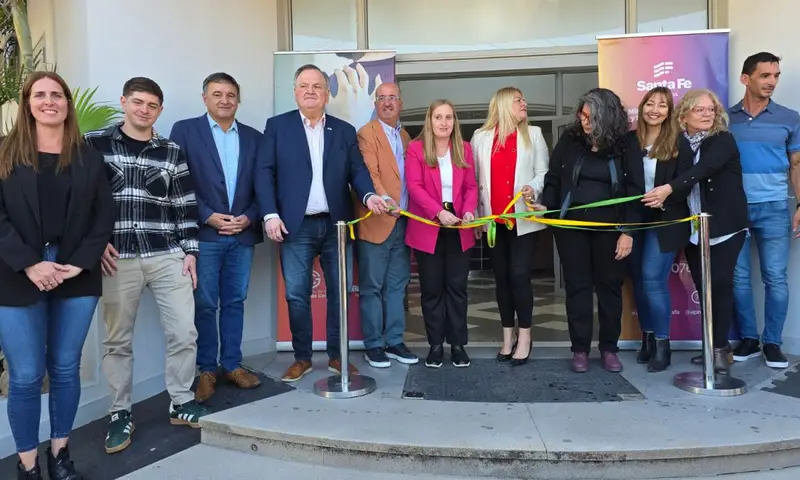 Michlig y Tejeda inauguraron en Ceres el primer dispositivo residencial de abordaje integral de adicciones