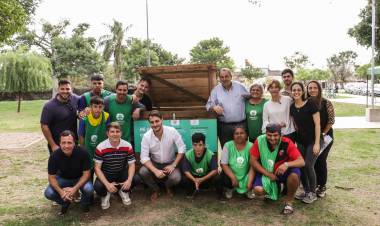 La plazoleta Chaplin ya tiene su compostera para residuos orgánicos