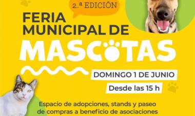 Llega la segunda edición de la Feria Municipal de Mascotas