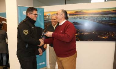 Túnel Subfluvial: Reconocieron al cuerpo de Bomberos