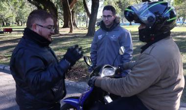 La Municipalidad refuerza la educación vial con capacitaciones para motociclistas