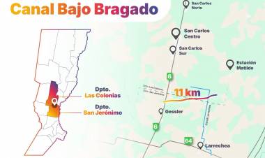 Obras hídricas clave para la producción: el Gobierno Provincial comenzó con la ejecución del Canal Bragado