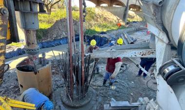 Nuevo puente Santa Fe–Santo Tomé: en qué consisten las tres etapas de colocación de los pilotes