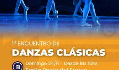 Primer encuentro de danzas clásicas del Liceo de Sauce Viejo