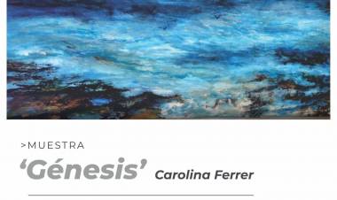 La artista Carolina Ferrer presenta su muestra “Génesis” en el Centro Cultural Municipal