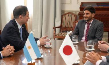 Pullaro recibió al embajador de Japón en Argentina