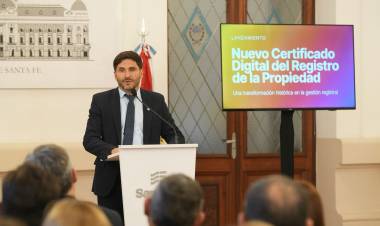Menos burocracia: Santa Fe digitaliza completamente el Certificado del Registro de la Propiedad