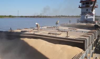 Nuevo embarque de soja desde el Puerto de Santa Fe