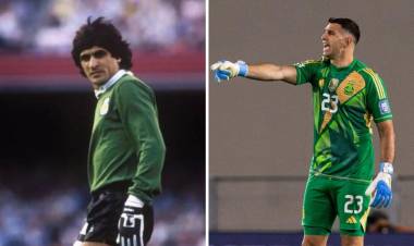 Encuentro histórico en la Selección: Pato Fillol visitó a Dibu Martínez en la previa de un partido especial