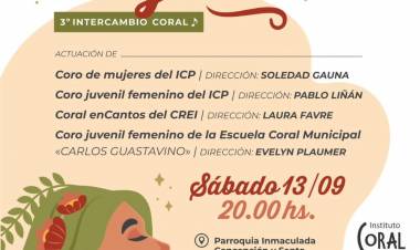 La Escuela Coral Municipal invita al 3.º Intercambio Coral “Tierra de Mujeres”