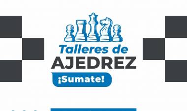 La Municipalidad invita a participar de los Talleres de Ajedrez